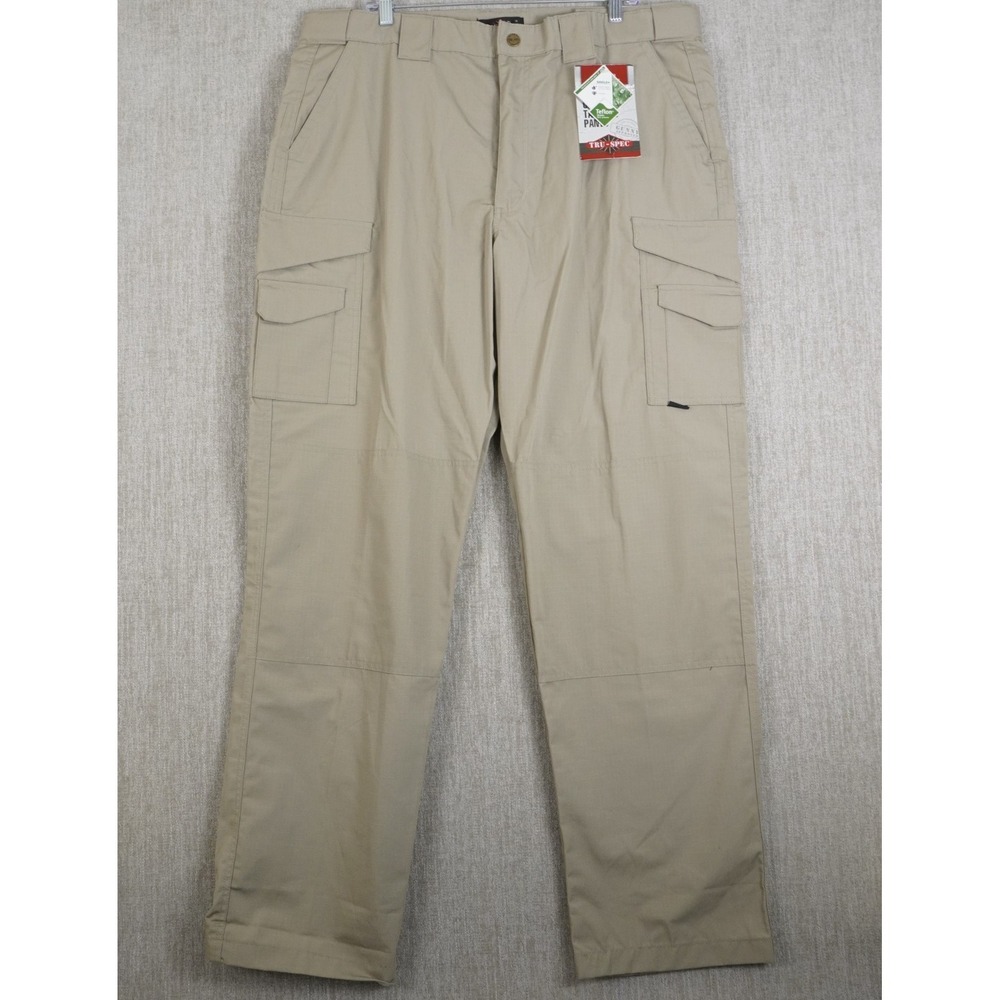 TRU-SPEC 24-7 Series Original Tactical Pants Khaki Tan NWT 40x34